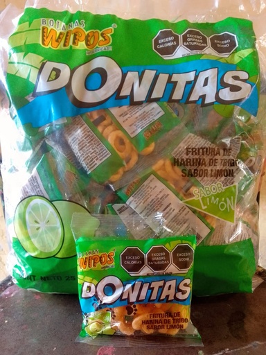 DONITA LIMON  PAQ 25PZA 1 PAQ